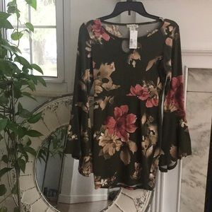 Bell Sleeve Mini Dress🌼